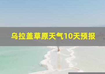 乌拉盖草原天气10天预报