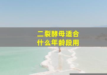 二裂酵母适合什么年龄段用