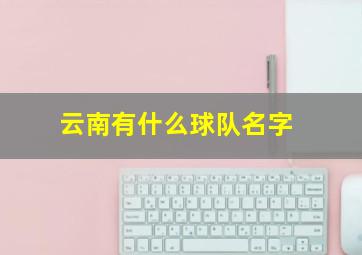 云南有什么球队名字