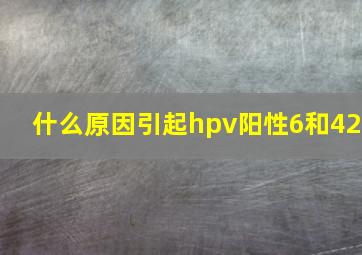 什么原因引起hpv阳性6和42