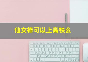 仙女棒可以上高铁么