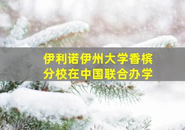 伊利诺伊州大学香槟分校在中国联合办学