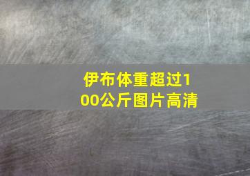 伊布体重超过100公斤图片高清