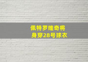 佩特罗维奇将身穿28号球衣