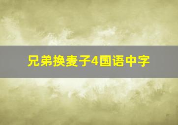 兄弟换麦子4国语中字