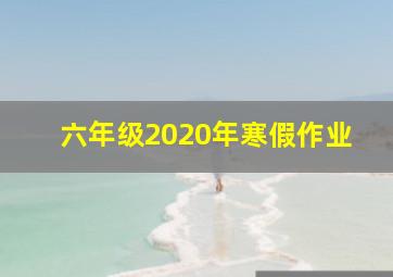 六年级2020年寒假作业