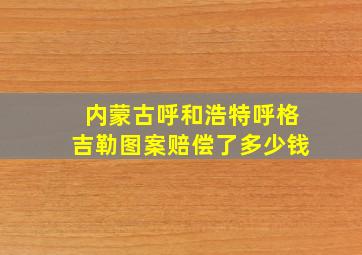 内蒙古呼和浩特呼格吉勒图案赔偿了多少钱