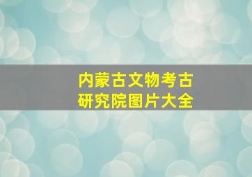 内蒙古文物考古研究院图片大全