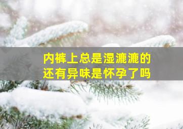 内裤上总是湿漉漉的还有异味是怀孕了吗