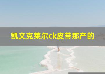 凯文克莱尔ck皮带那产的