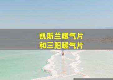 凯斯兰暖气片和三阳暖气片