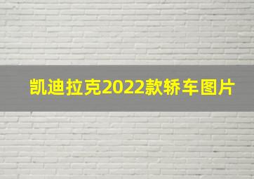 凯迪拉克2022款轿车图片