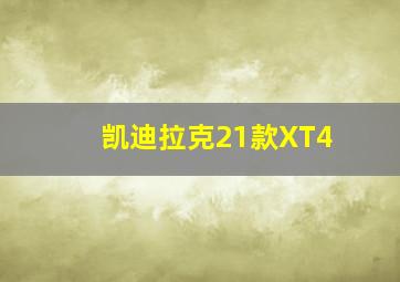 凯迪拉克21款XT4