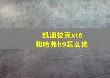 凯迪拉克xt6和哈弗h9怎么选