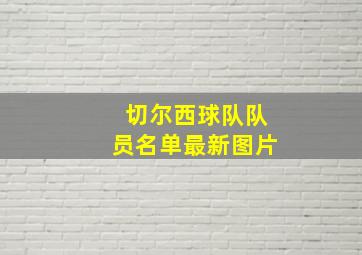 切尔西球队队员名单最新图片