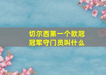 切尔西第一个欧冠冠军守门员叫什么