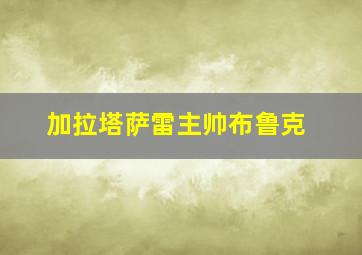 加拉塔萨雷主帅布鲁克