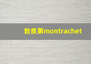 勃艮第montrachet