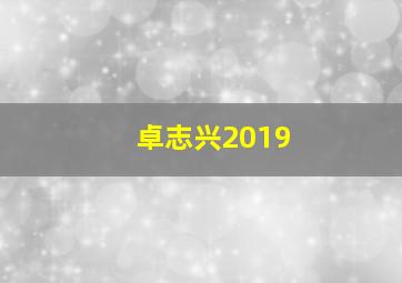 卓志兴2019