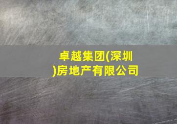 卓越集团(深圳)房地产有限公司