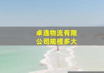 卓逸物流有限公司规模多大