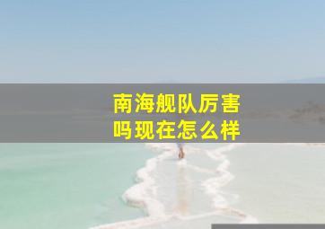 南海舰队厉害吗现在怎么样