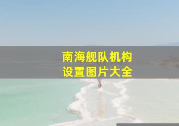 南海舰队机构设置图片大全