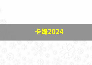 卡姆2024