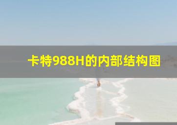 卡特988H的内部结构图