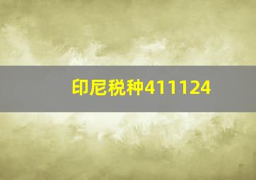 印尼税种411124