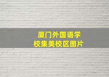 厦门外国语学校集美校区图片