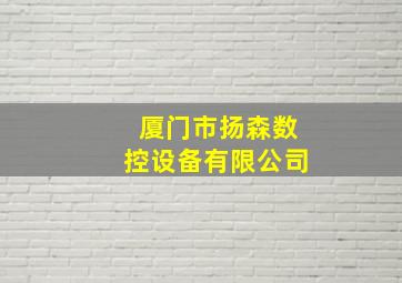 厦门市扬森数控设备有限公司