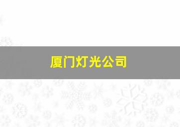 厦门灯光公司