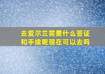 去爱尔兰需要什么签证和手续呢现在可以去吗