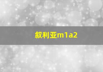 叙利亚m1a2