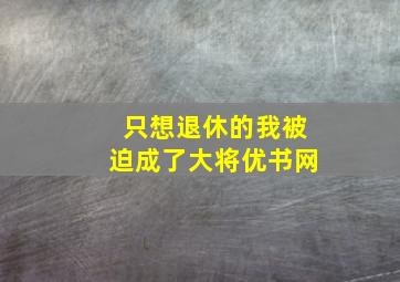 只想退休的我被迫成了大将优书网