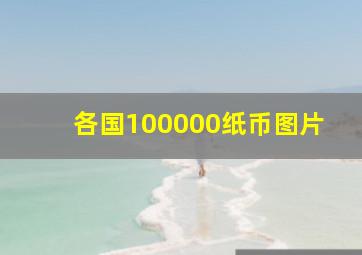 各国100000纸币图片