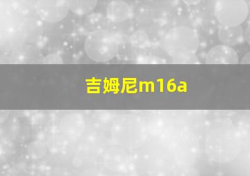 吉姆尼m16a