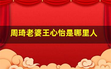 周琦老婆王心怡是哪里人