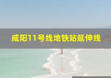 咸阳11号线地铁站延伸线