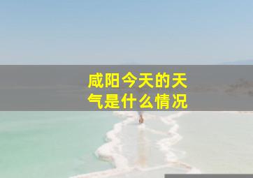 咸阳今天的天气是什么情况