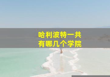 哈利波特一共有哪几个学院