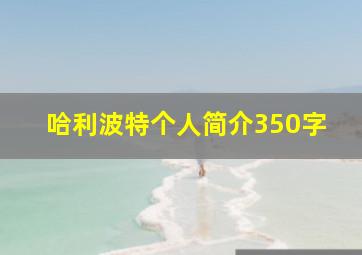 哈利波特个人简介350字