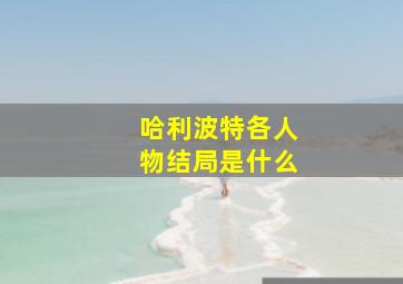 哈利波特各人物结局是什么