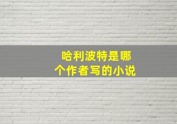 哈利波特是哪个作者写的小说