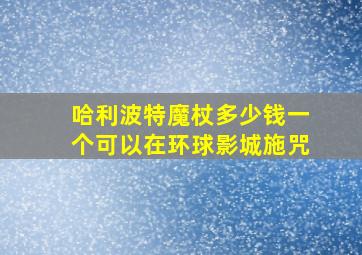 哈利波特魔杖多少钱一个可以在环球影城施咒