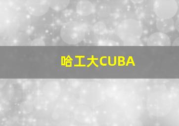 哈工大CUBA