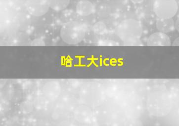 哈工大ices