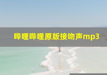 哔哩哔哩原版接吻声mp3