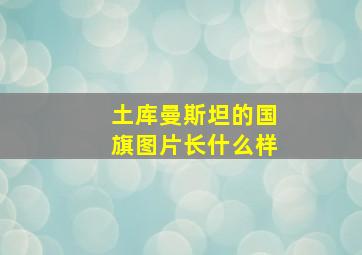 土库曼斯坦的国旗图片长什么样